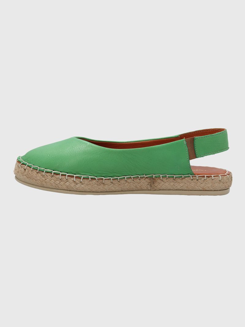 Alpargata-Para-Mujer-Cuero-Teglio-Verde-Hush-Puppies