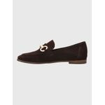 Mocasin-Para-Mujer-Cuero-Poplin-Cafe-Hush-Puppies