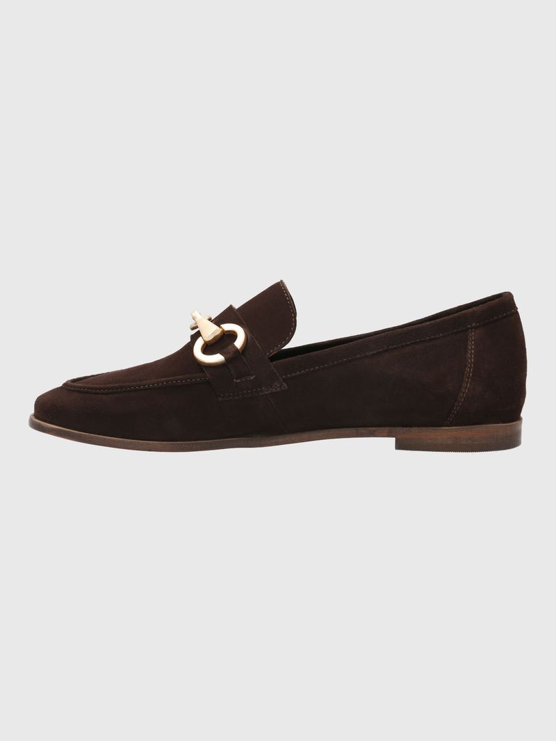 Mocasin-Para-Mujer-Cuero-Poplin-Cafe-Hush-Puppies
