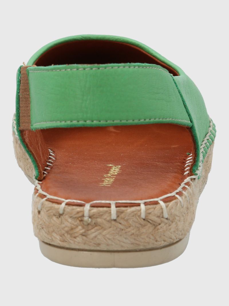 Alpargata-Para-Mujer-Cuero-Teglio-Verde-Hush-Puppies