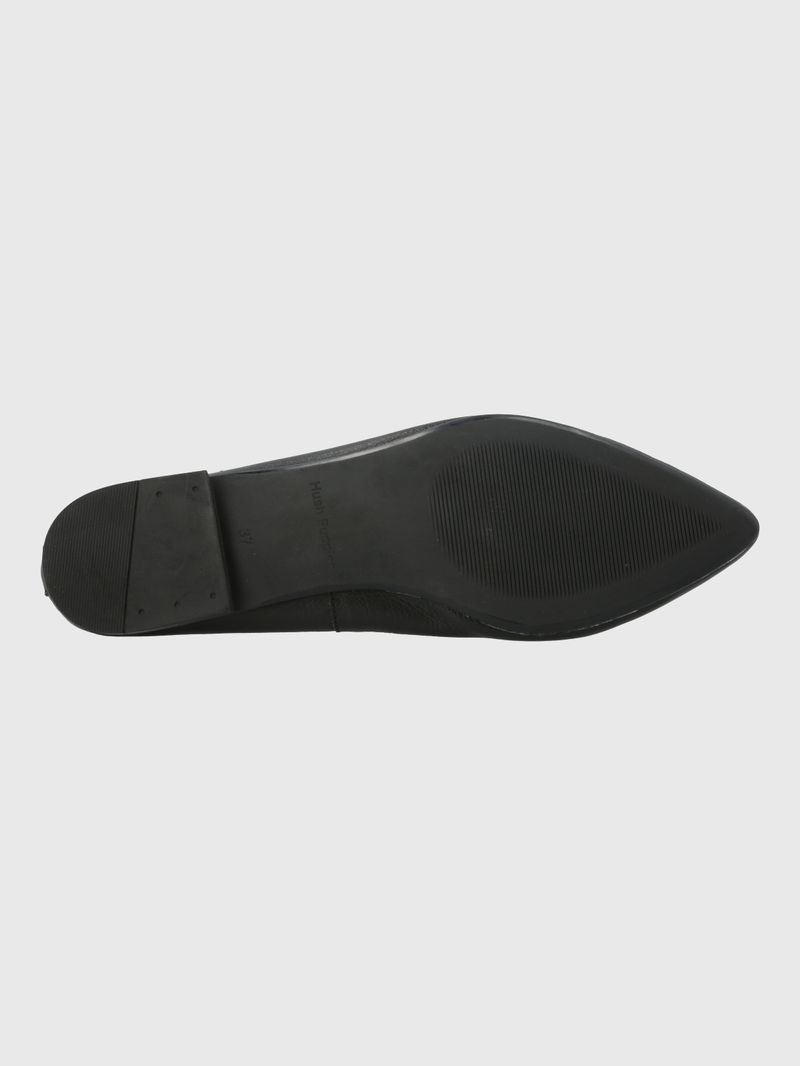 Ballerina-Para-Mujer-Cuero-Kenzie-Negro-Hush-Puppies