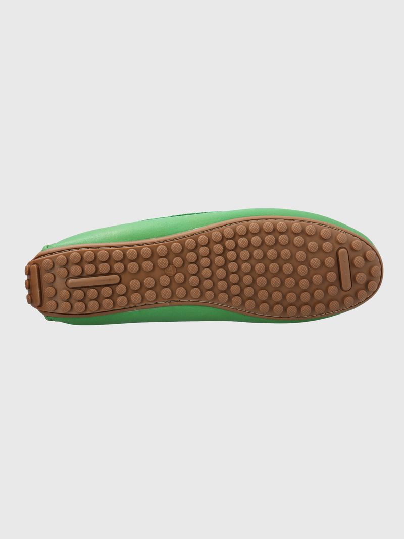 Mocasin-Para-Mujer-Cuero-Tado-Verde-Hush-Puppies