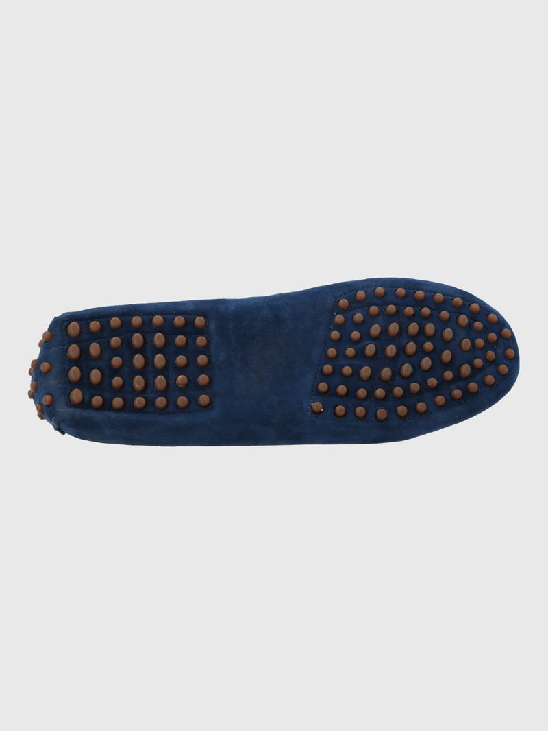 Mocasin-Para-Mujer-Cuero-Band-Azul-Hush-Puppies