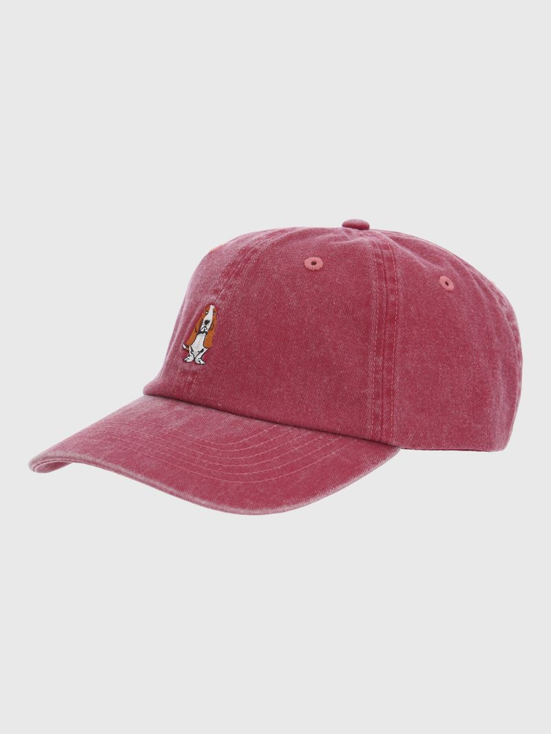 Gorra-Algodon-Organico-HP-Cap-Dog-Rosado-Hush-Puppies