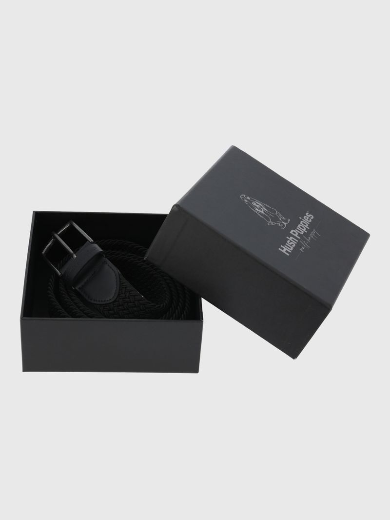 Correa-Para-Hombre-Cuero--Elastano-HP-Frades-Negro-Hush-Puppies
