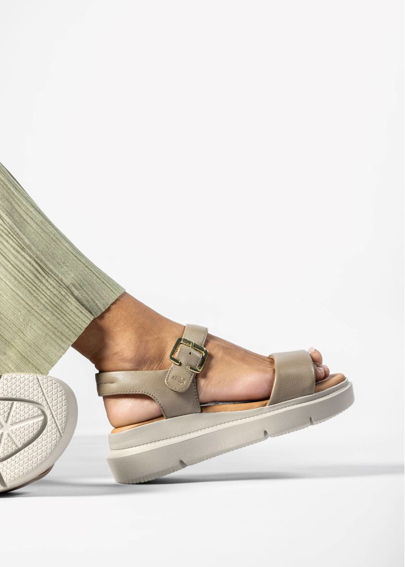 Sandalia-Para-Mujer-Cuero-Uplift-Strap-Verde-Hush-Puppies