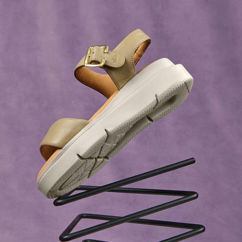 Sandalia-Para-Mujer-Cuero-Uplift-Strap-Verde-Hush-Puppies