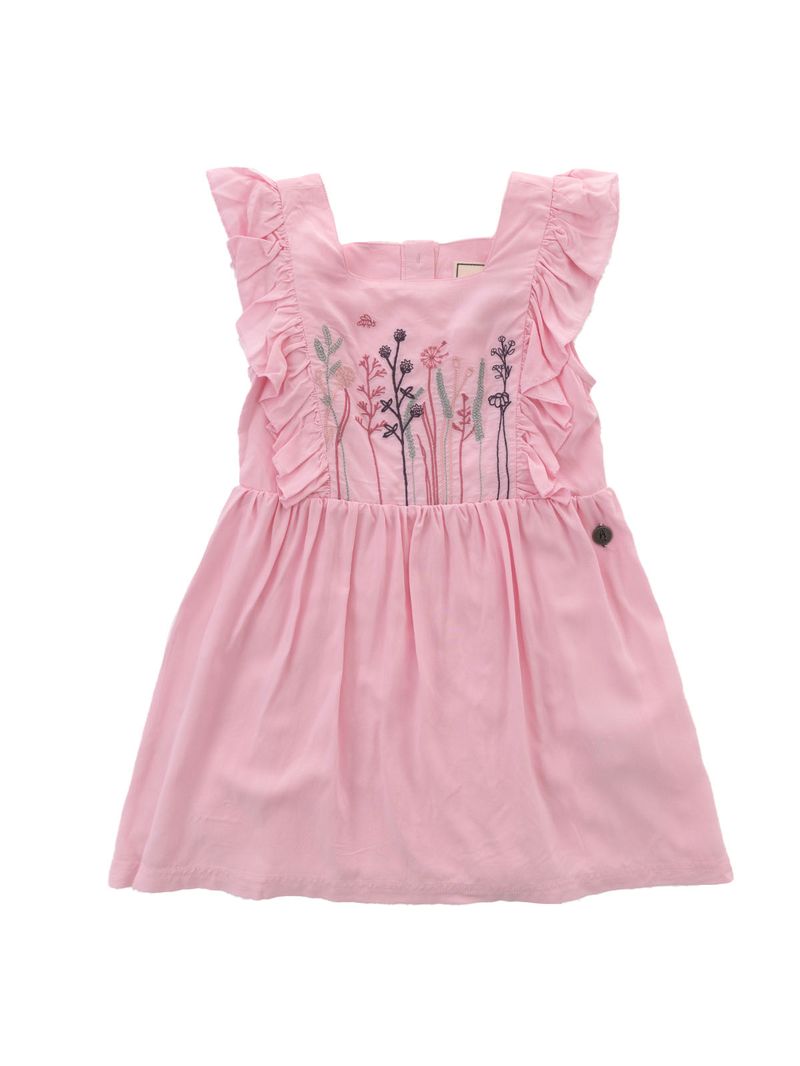 Vestido-Para-Niña-Viscosa-Turin-Rosado-Hush-Puppies-Kids