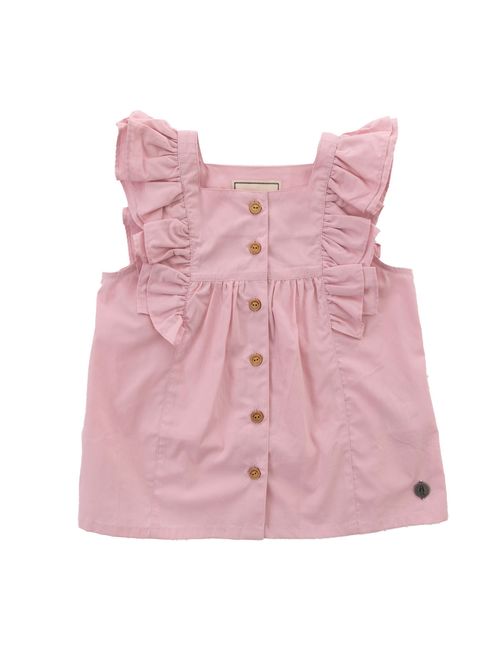 Polo Para Niña Manga Corta Algodón Padua Rosado Hush Puppies Kids