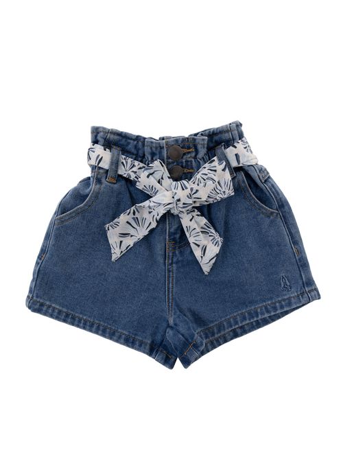 Short Para Niña Algodón Lasa denim Claro Hush Puppies Kids