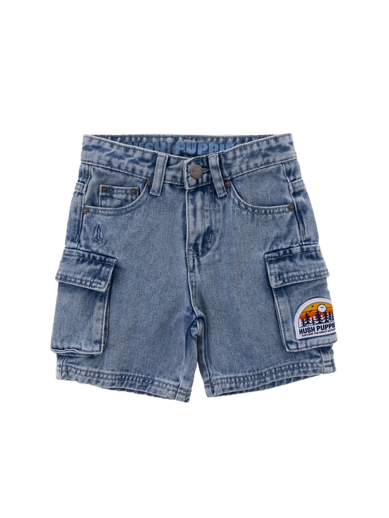 Short-Para-Niño-Algodon-Hemer-denim-Claro-Hush-Puppies-Kids