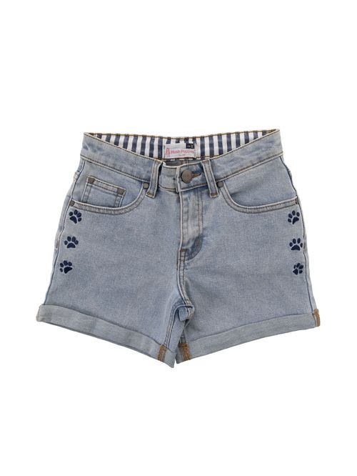 Short Para Niña Algodón Male denim Claro Hush Puppies Kids