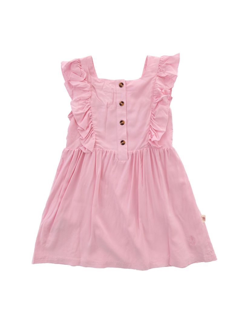 Vestido-Para-Niña-Viscosa-Turin-Rosado-Hush-Puppies-Kids