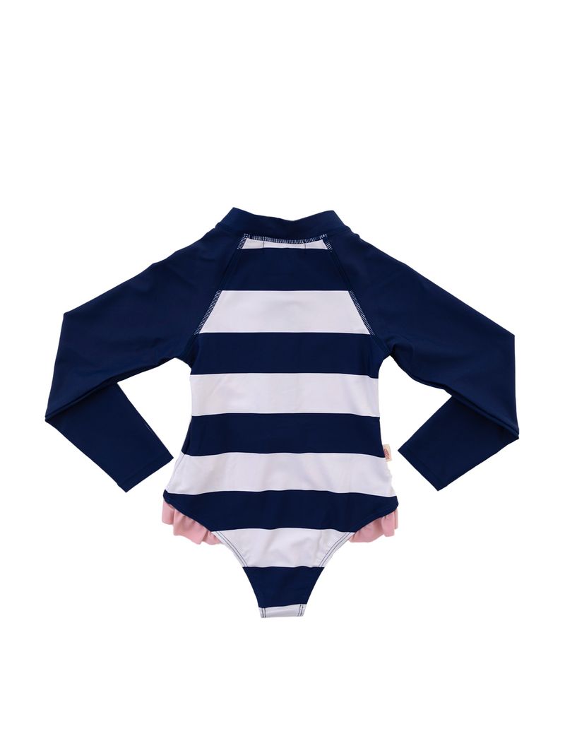 Ropa-de-Baño-Para-Niña-Poliamida-Miranda-Azul-Hush-Puppies-Kids