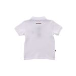 Polo-Para-Niño-Manga-Corta-Algodon-Pique-Blanco-Hush-Puppies-Kids