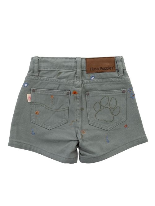 Short Para Niña Algodón Jenne Verde Hush Puppies Kids