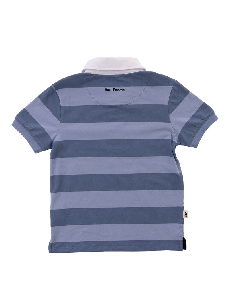 Polo-Para-Niño-Manga-Corta-Algodon-Marne-Azul-Hush-Puppies-Kids