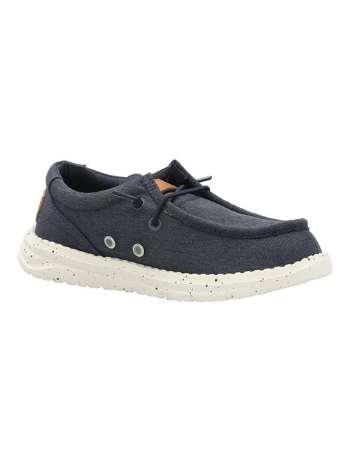 Alpargata Para Niño Poliester Zippa Azul Hush Puppies