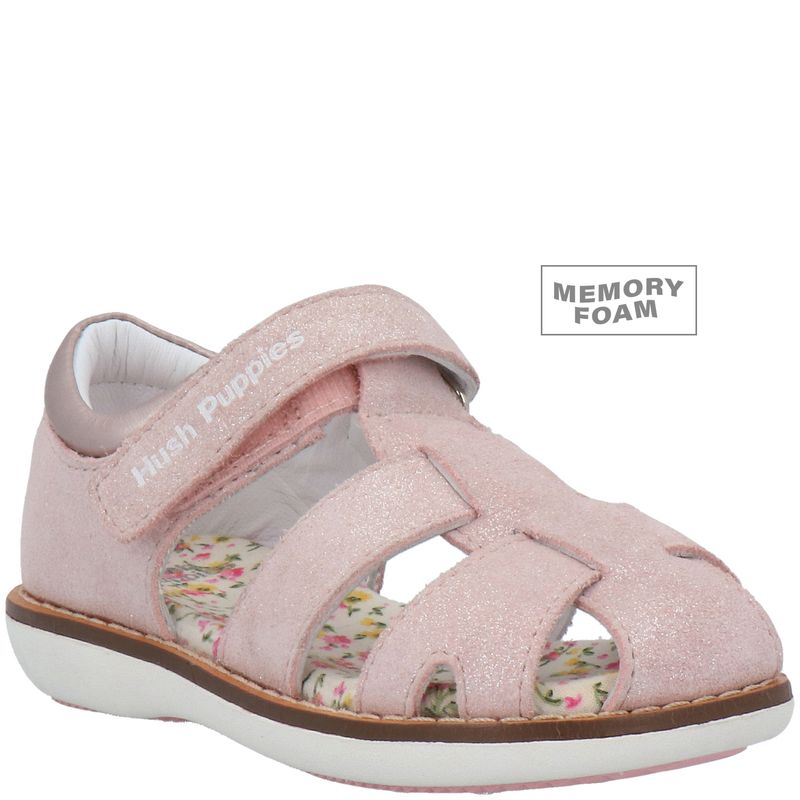Sandalia-Para-Niña-Cuero-Abaco-Rosado-Hush-Puppies