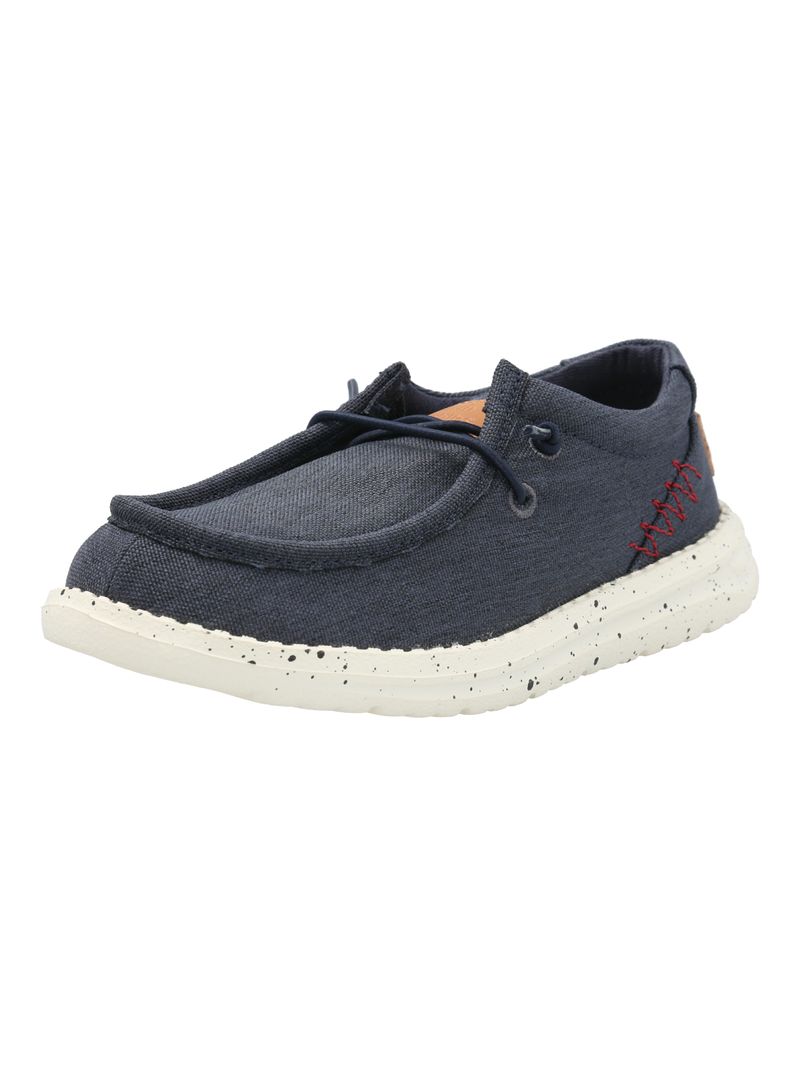 Alpargata-Para-Niño-Poliester-Zippa-Azul-Hush-Puppies