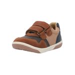 Zapatilla-Para-Niño-Cuero-Poliester-Tambe-Cafe-Hush-Puppies