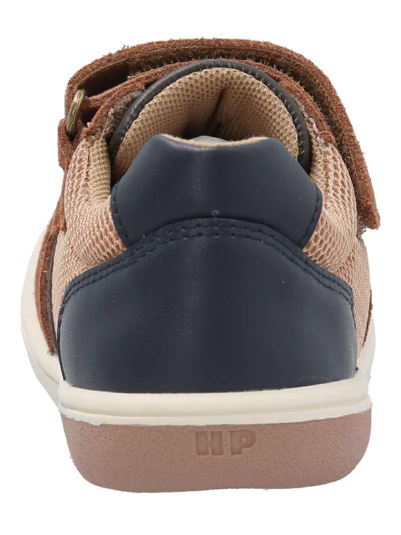 Zapatilla-Para-Niño-Cuero-Poliester-Tambe-Cafe-Hush-Puppies