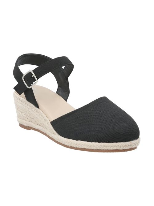 Alpargata Para Mujer Textil Flaviana Negro Hush Puppies
