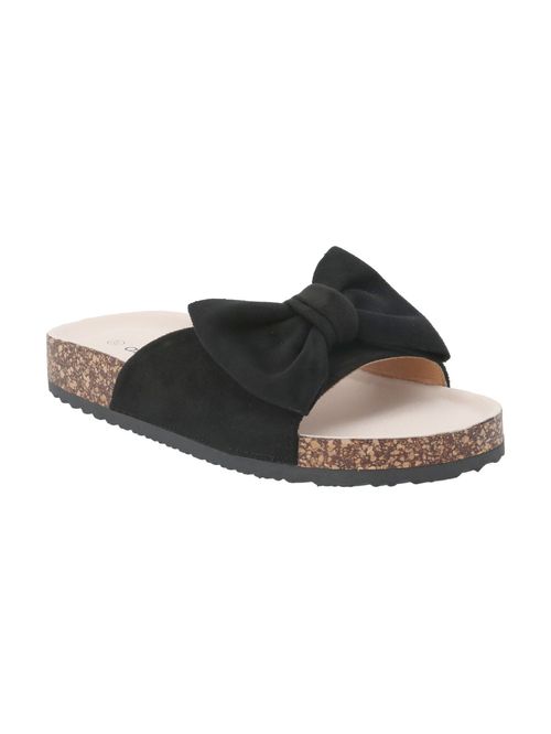 Sandalia Para Mujer Textil Ermine Negro Hush Puppies