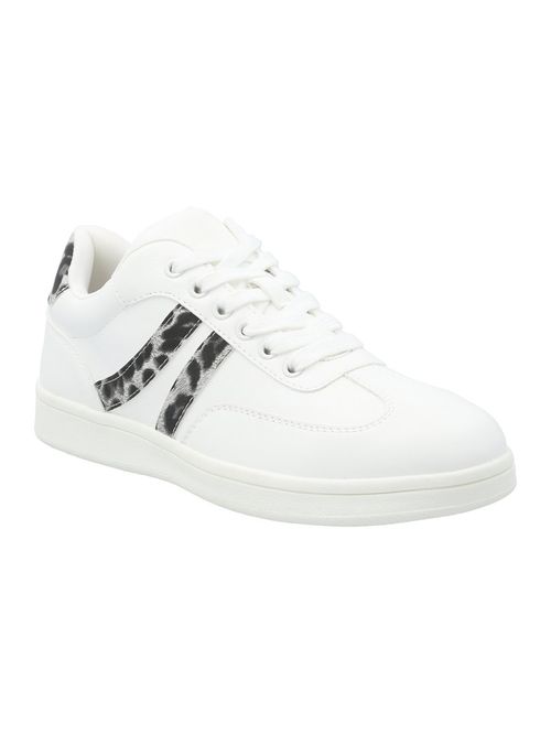 Zapatilla Para Mujer Sintético Adiela Blanco Leopardo Hush Puppies