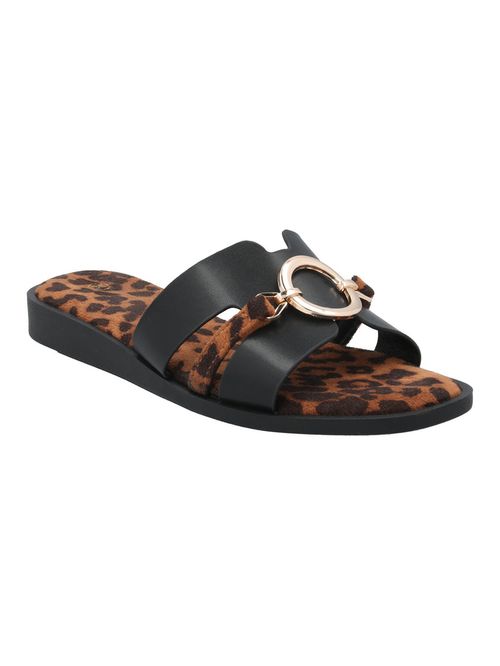 Sandalia Para Mujer Sintético/Textil Analissa Animal Print Hush Puppies