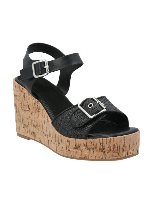 Sandalia Para Mujer Sintético Carlotta Negro Hush Puppies