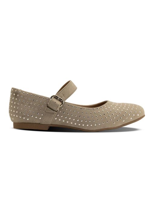 Zapato Para Mujer Cuero Abigail Beige Hush Puppies