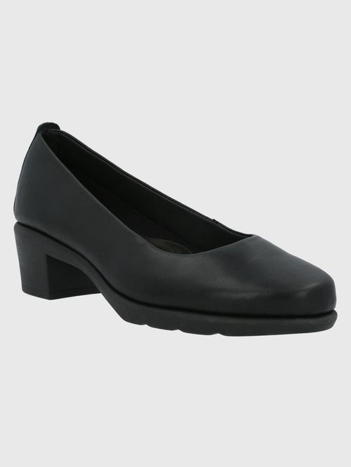 Zapato Para Mujer Cuero Tiina Negro Hush Puppies