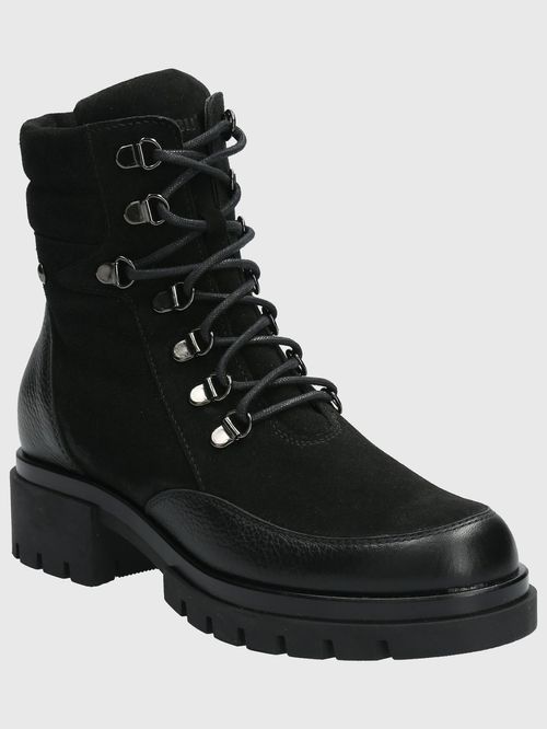 Botín Para Mujer Cuero Holborn Negro Hush Puppies