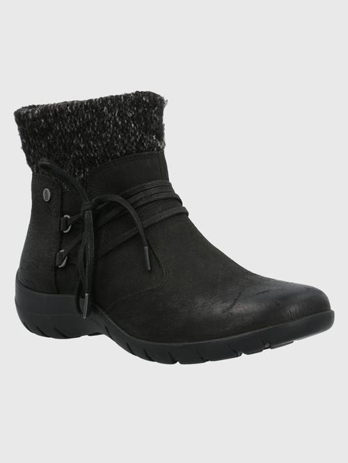 Botín Para Mujer Cuero Malmo II Negro Hush Puppies