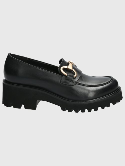 Mocasín Para Mujer Cuero Lani Negro Hush Puppies