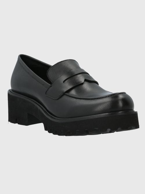 Mocasín Para Mujer Cuero Sophie Negro Hush Puppies