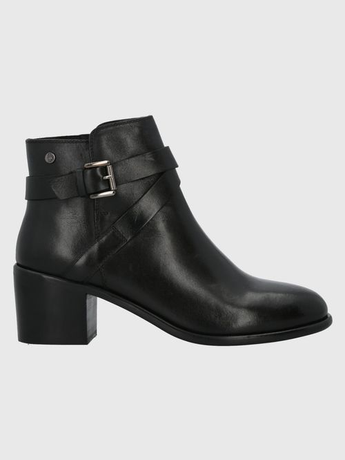 Botín Para Mujer Cuero Amanda Negro Hush Puppies