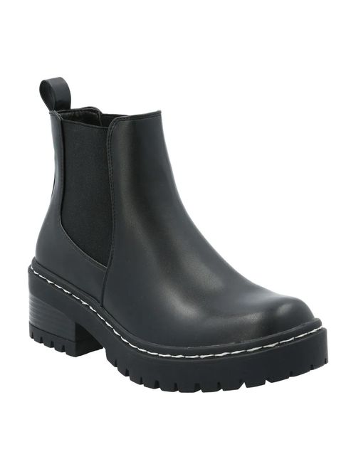 Botín Para Mujer Sintético Hugo Negro Hush Puppies