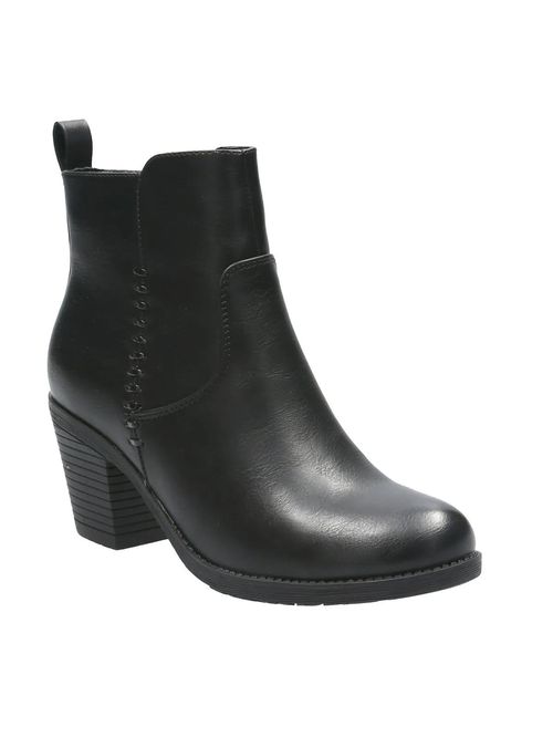 Botín Para Mujer Sintético Coppera Negro Hush Puppies