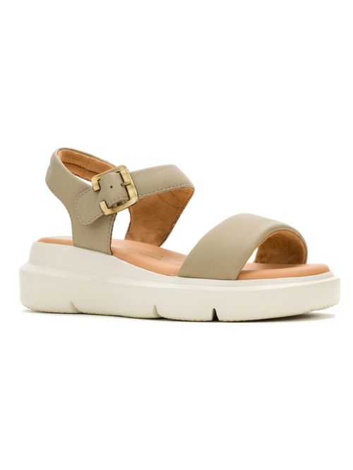 Sandalia Para Mujer Cuero Uplift Strap Verde Hush Puppies