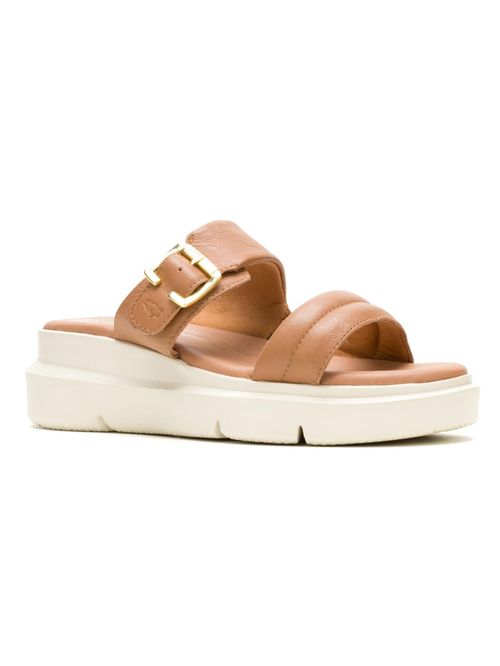 Sandalia Para Mujer Cuero Uplift 2-Band Marron Hush Puppies