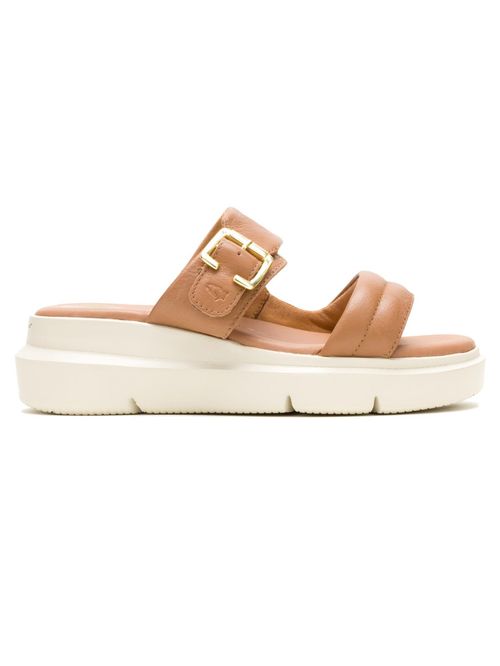Sandalia Para Mujer Cuero Uplift 2-Band Marron Hush Puppies