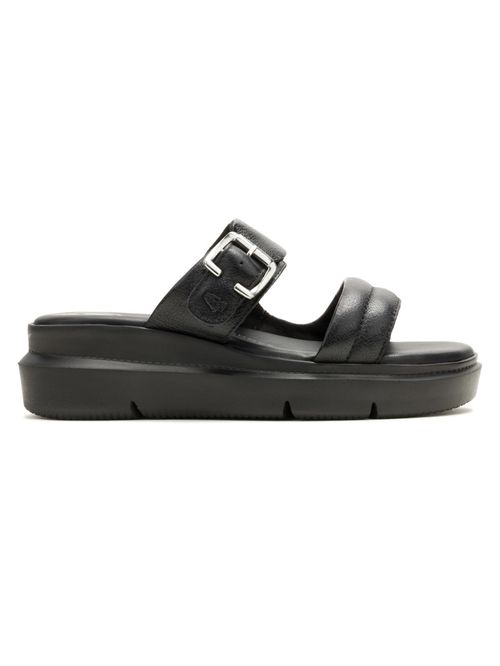 Sandalia Para Mujer Cuero Uplift 2-Band Negro Hush Puppies
