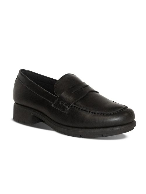 Mocasín Para Mujer Cuero Angelina Negro Hush Puppies