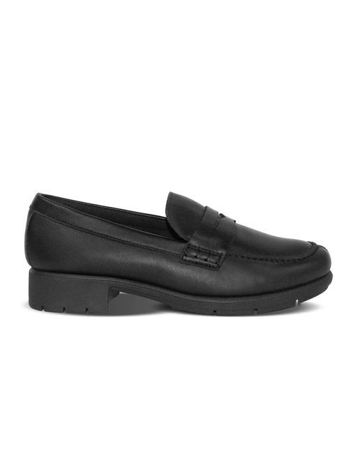 Mocasín Para Mujer Cuero Angelina Negro Hush Puppies