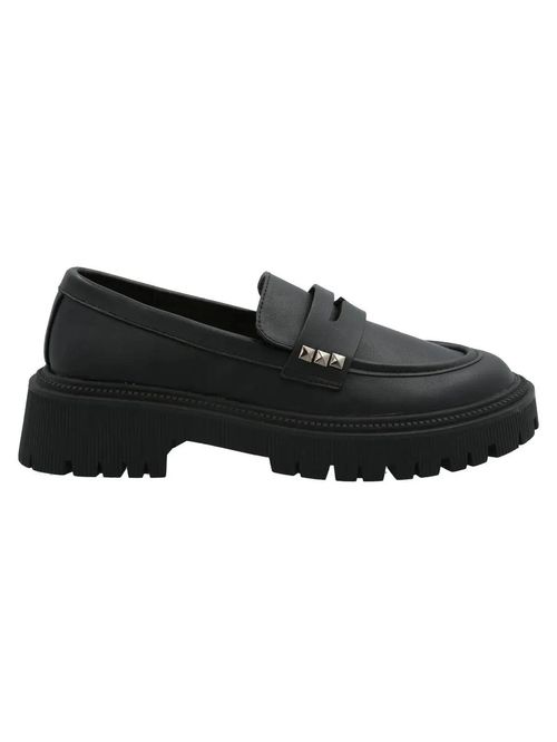 Mocasín Para Mujer Sintético West Negro Hush Puppies