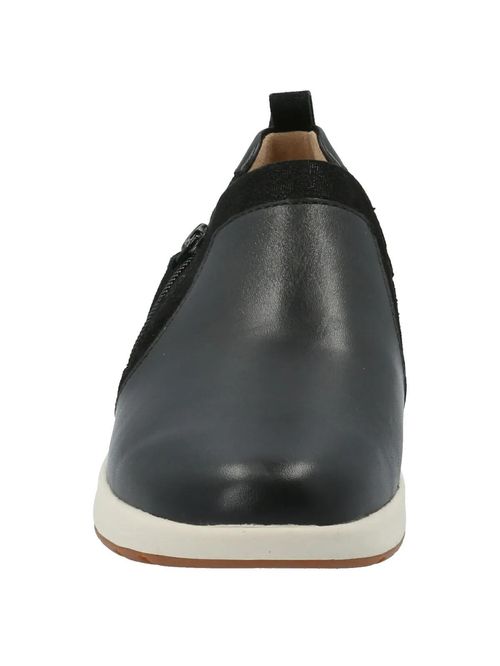 Slip On Para Mujer Cuero Spinal Slip On Negro Hush Puppies