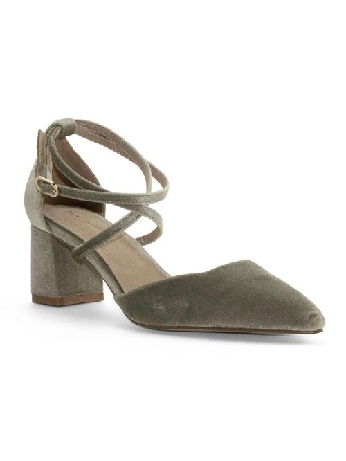 Zapato Para Mujer Velvet Cornnelia Verde Oliva Hush Puppies