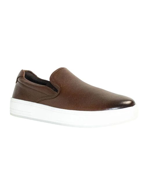 Mocasines Para Hombre Cuero Andres I Marrón Hush Puppies